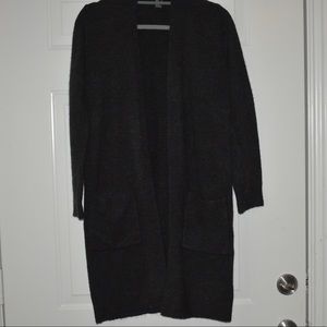 Long Dark Grey Cardigan